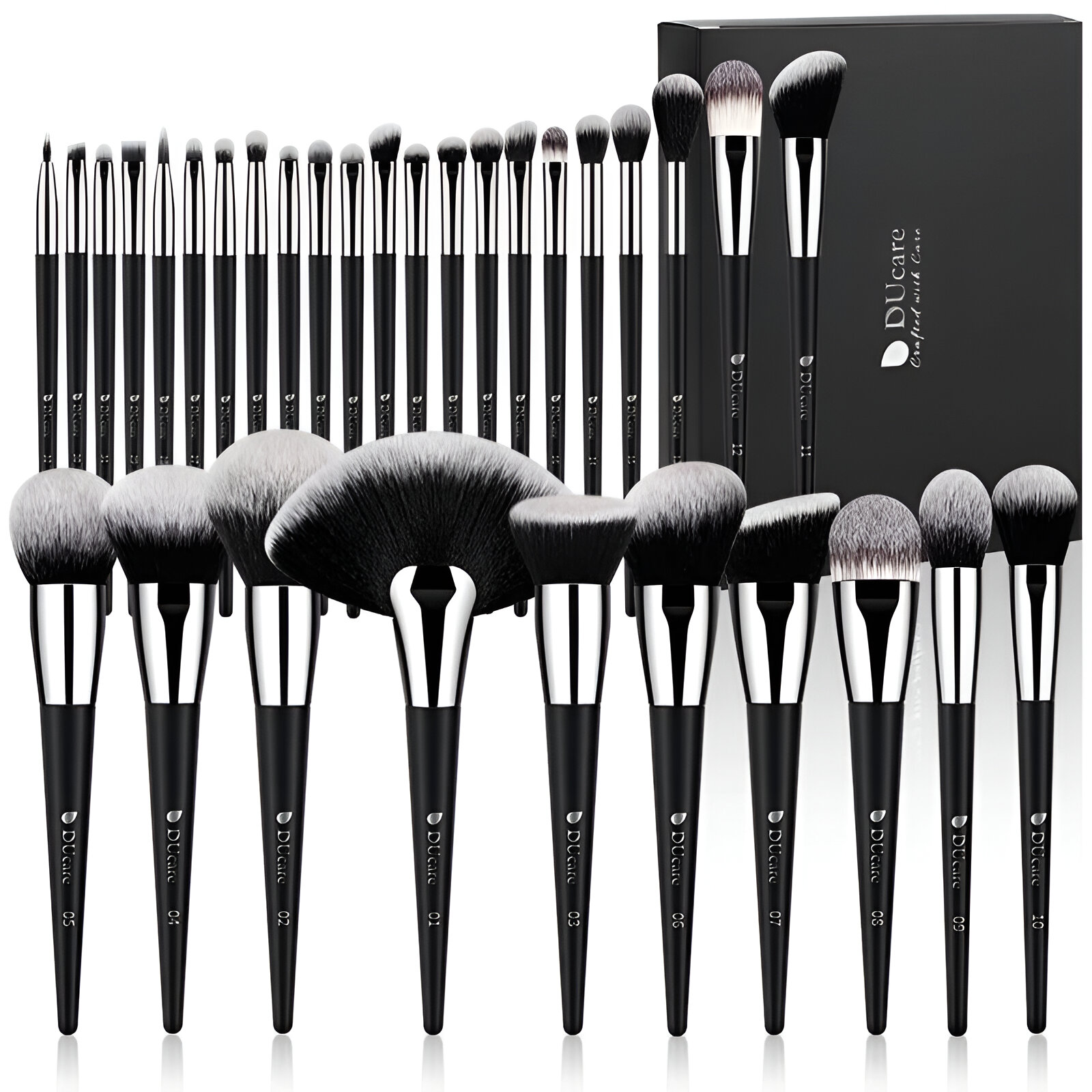 32-Piece Professional Makeup Brush Set - Essential Beauty Tools - Image 5