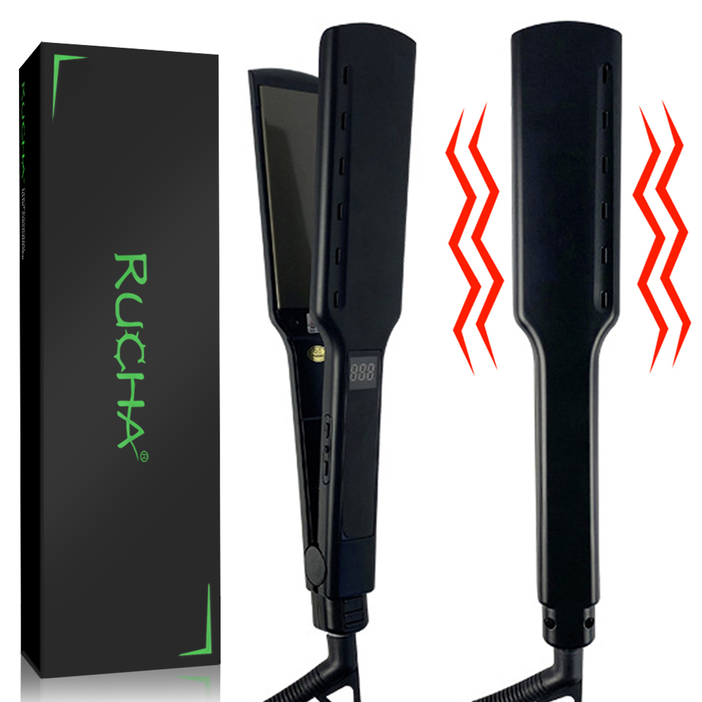 Professional Vibrating Titanium Hair Straightener for Smooth, Frizz-Free Styling