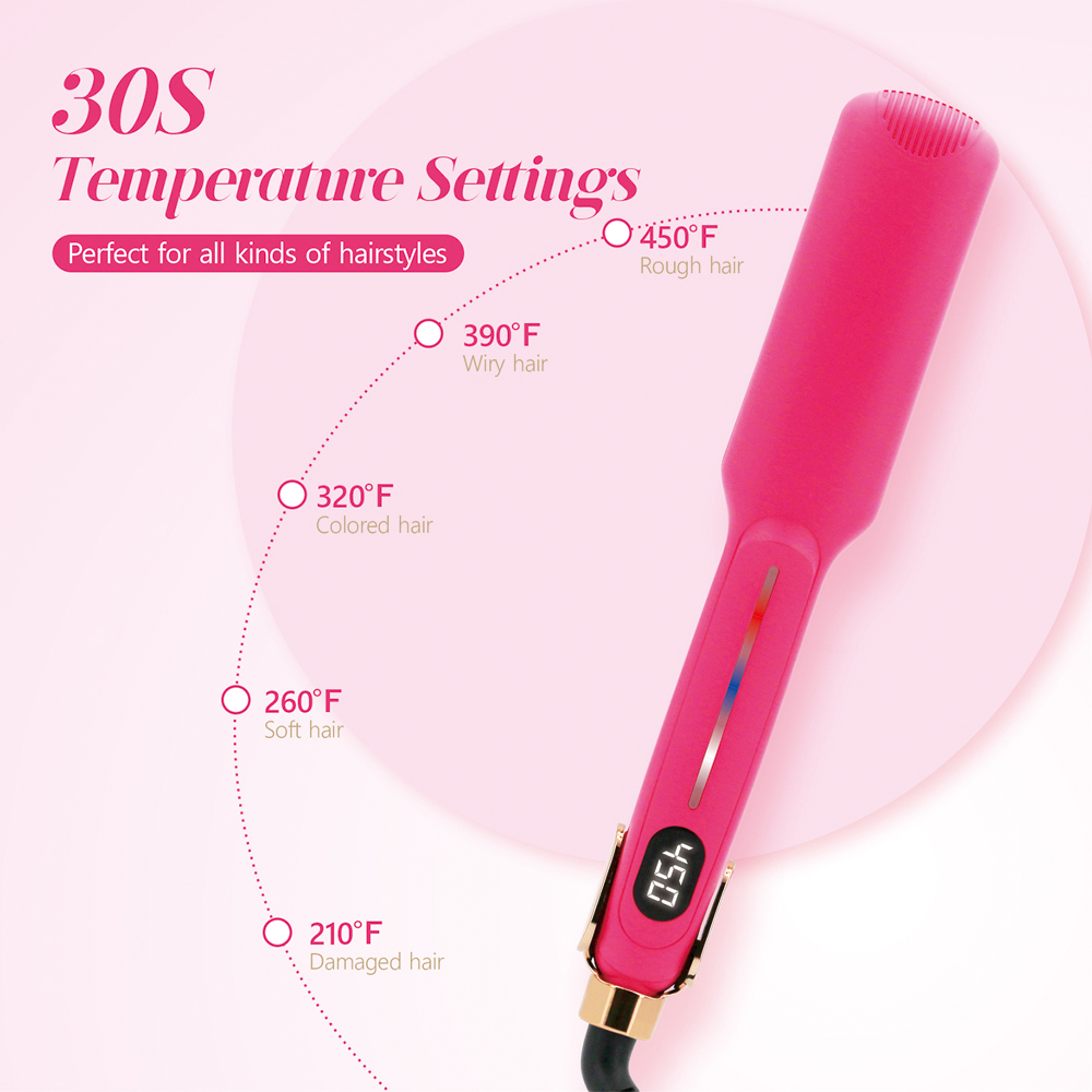 Infrared Mirror Titanium Hair Straightener - Image 2