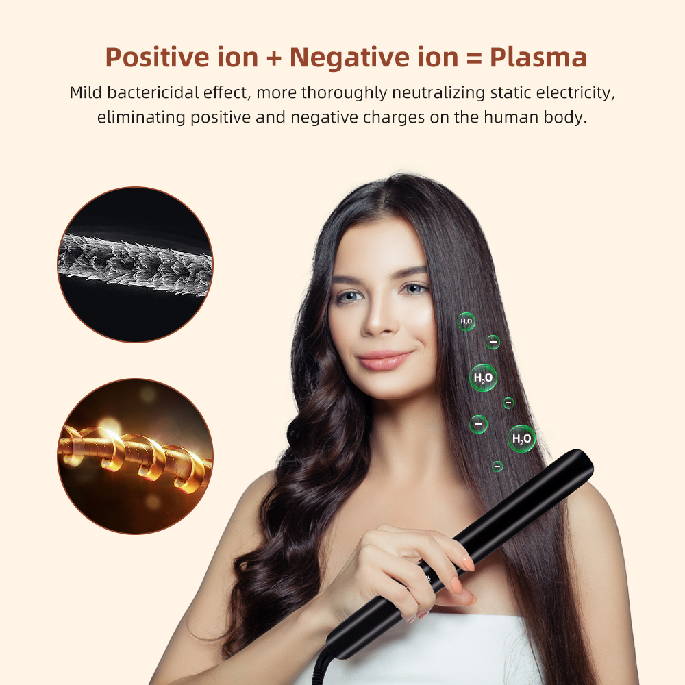 Ionic Plasma Hair Straightener & Curler - Image 4