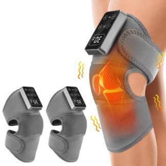 Electric Heated Knee Massager with 3 Vibration Modes & 5 Heat Levels