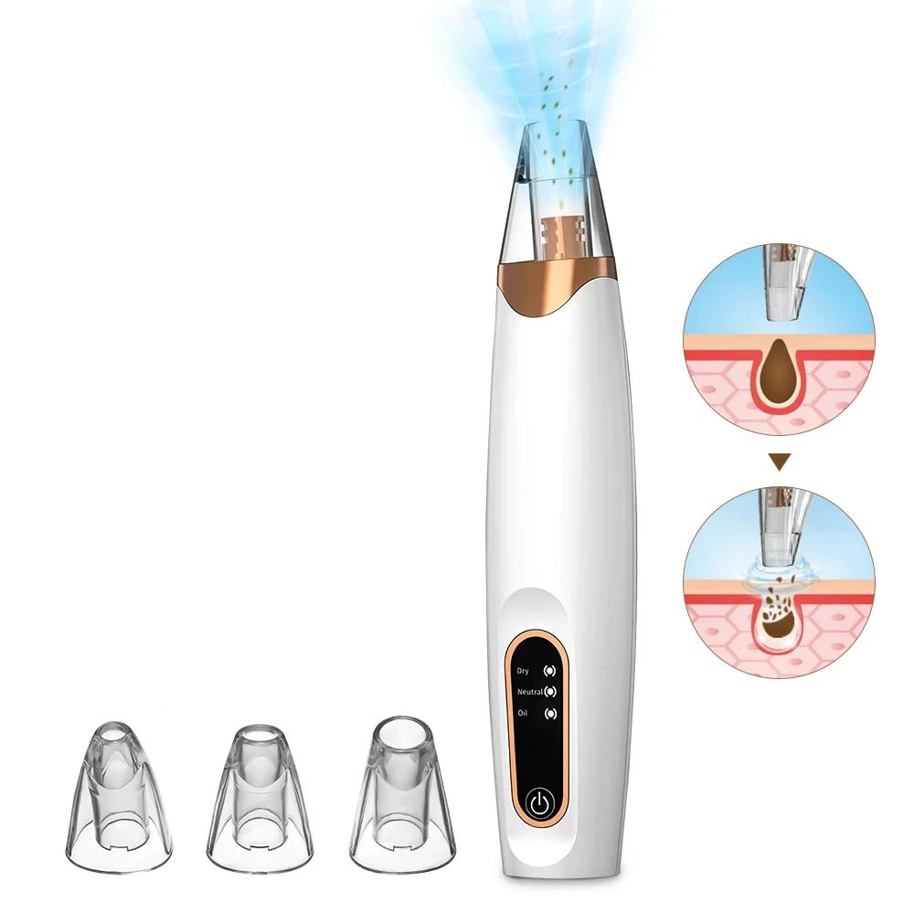 Electric Vacuum Blackhead Remover & Ultrasonic Skin Scrubber Facial Care Set - Image 3