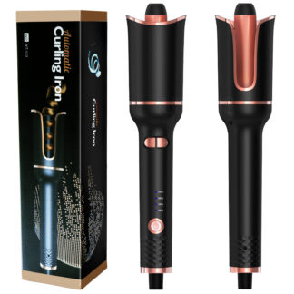 Automatic Rotating Ceramic Hair Curler with Ionic Air Spin Technology