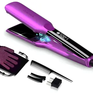 Plasma Ionic Hair Straightener 500°F Professional Ceramic Flat Iron