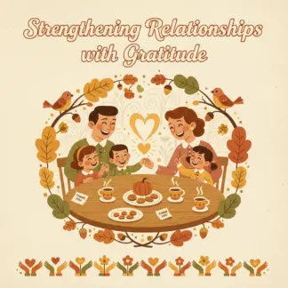 Strengthening Relationships with Gratitude – Digital Download eBook, Guide & Checklist for Family, Friends, and Daily Appreciation