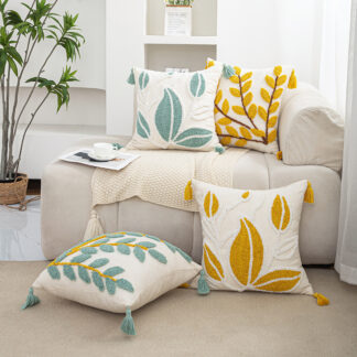 Bohemian Moroccan Leaf Velvet Pillowcase - Stylish Home Decor