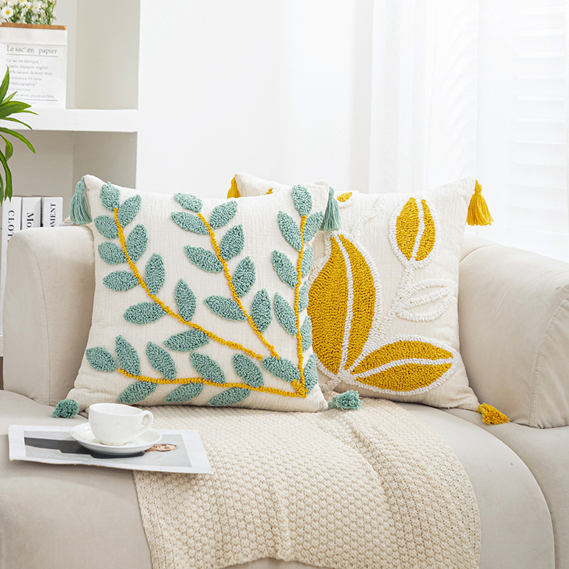 Bohemian Moroccan Leaf Velvet Pillowcase - Stylish Home Decor - Image 5