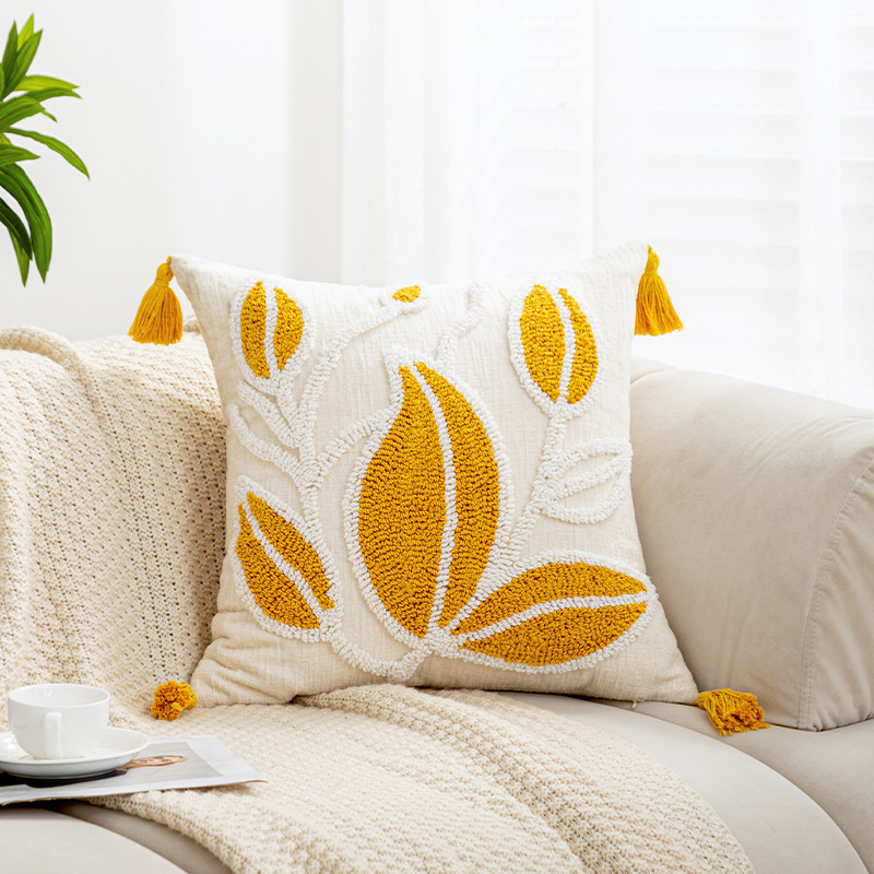 Bohemian Moroccan Leaf Velvet Pillowcase - Stylish Home Decor - Image 6