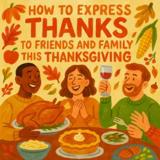 How to Express Thanks to Friends and Family This Thanksgiving | Printable Gratitude Guide, Holiday eBook, Meaningful Ways to Show Appreciation