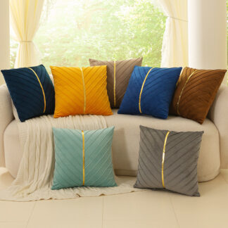 Flannel Pillow Cover - Cozy Pure Color Cushion for Home Decor